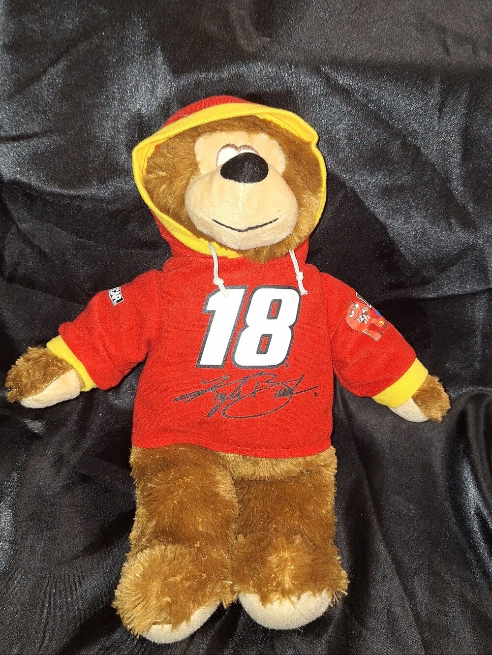 Kyle Busch #18 Teddy Bear~Toy Factory~M&M's~Nascar Racing~Joe Gibbs~2009 Plush